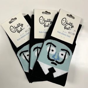 Chatty Feet Sole-Adore Dali socks